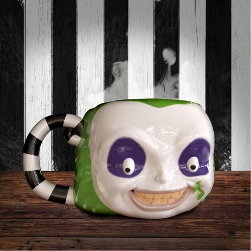 Beetlejuice Face Shaped Mug